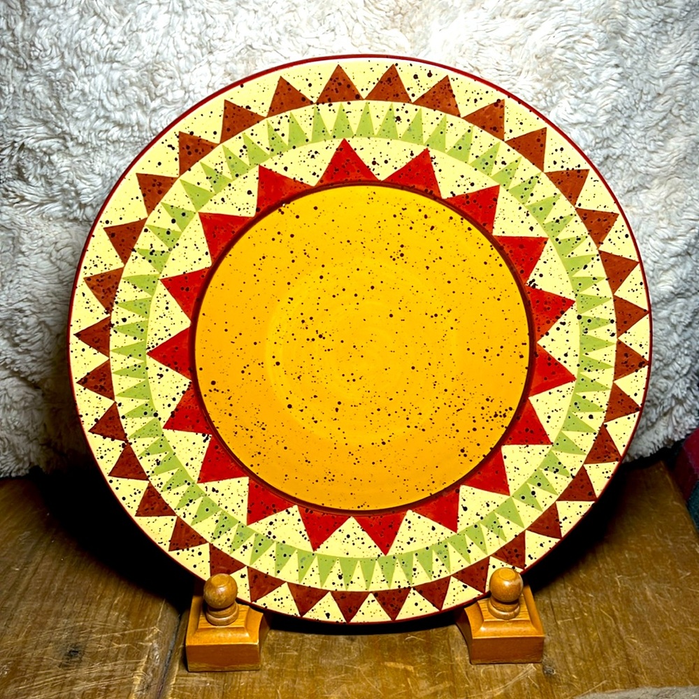 Pfaltzgraff Tempe Stoneware Salad Plate South West Pattern